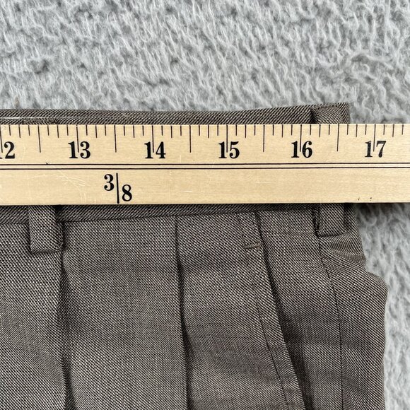 Brooks Brothers Suit Mens 40S (READ) Light Brown 100% Wool Formal Wedding - Picture 12 of 16